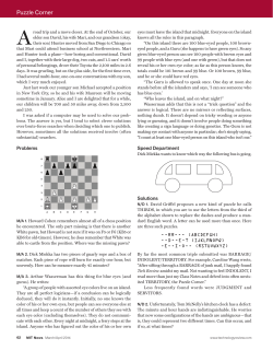Puzzle Corner - MIT Technology Review