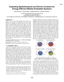 Exploiting Spatiotemporal and Device Contexts for Energy