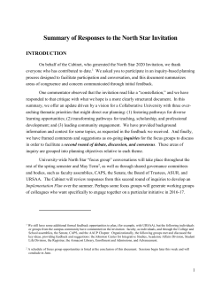 North Star 2020 Response Summary