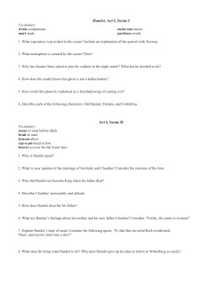 Act I, Scene I - Fort Bend ISD