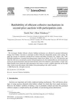 Ratifiability of efficient collusive mechanisms in second