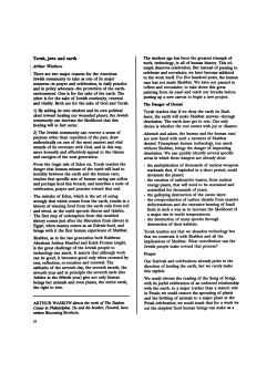 Torah, jews and earth