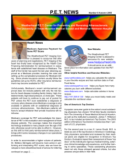Autumn 2003 PET News