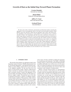 Growth of Dust as the Initial Step Toward Planet Formation