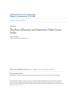 The Rise of Reactive and Interactive Video Game Audio