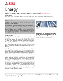 North American energy indepen