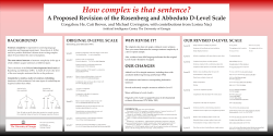 Sentence complexity is important for assessing language acquisition