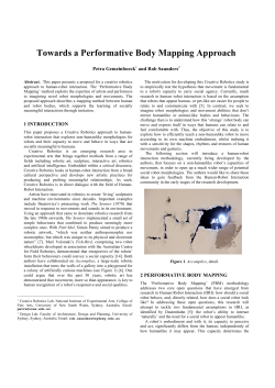 Towards a Performative Body Mapping Approach