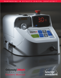 Odyssey 3Watt Owners Manual