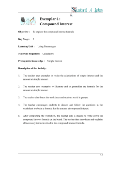 Compound Interest