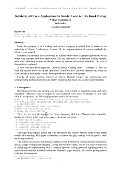 Cost squeeze - Dr. Volker Thorm&auml;hlen