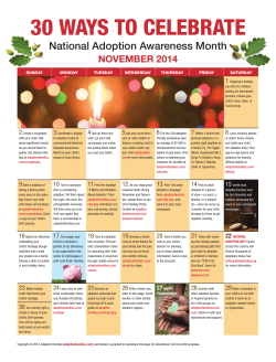 calendar - Adoption Choice, Inc.