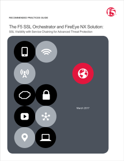 F5 BIG-IP and FireEye NX