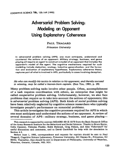 Adversarial Problem Solving - Computational Epistemology