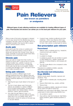 Pain Relievers