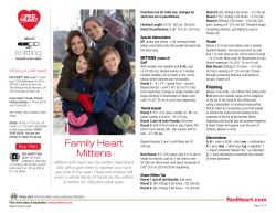 Family Heart Mittens