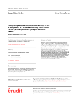 Interpreting Personalized Industrial Heritage in the Mining