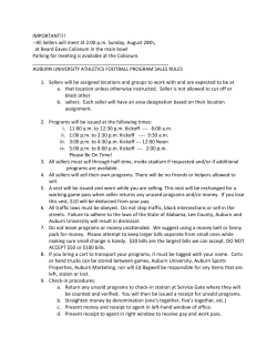 1. WE START GIBING OUT PROGRAMS AT THE FOLLOWING