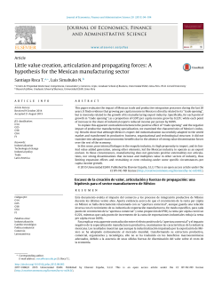 Little value creation, articulation and propagating forces: A