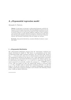A g-Exponential regression model - IME-USP