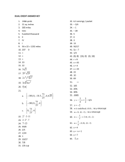 2 2 bb 43. (8, 8) - East Central College