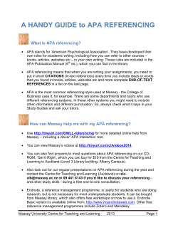 quick referencing guide