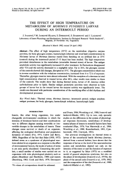 metabolism of morzmus funereus larvae - 外文文献下载