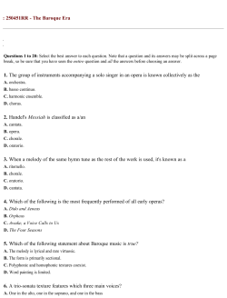 250451RR - The Baroque Era