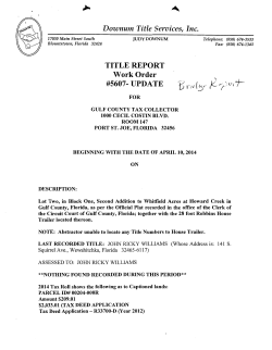2015-06 - Gulf County Clerk of Courts