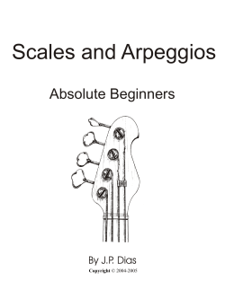 Scales and Arpeggios by JP Dias