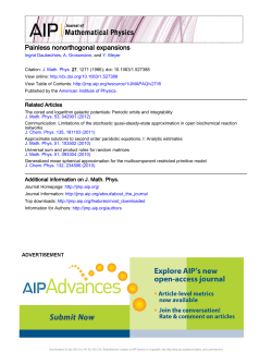 Painless nonorthogonal expansions