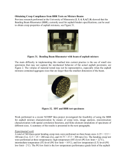 Obtaining Creep Compliance from BBR Tests on Mixture Beams