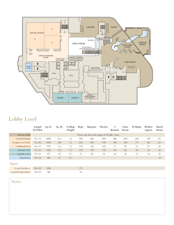 Lobby Level - Pan Pacific Vancouver