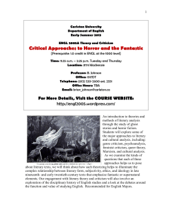 ENGL 2005A - Carleton University