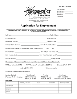 Application for Employment