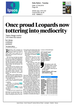 tottering into mediocrity