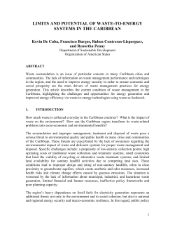 limits and potential of waste-to-energy