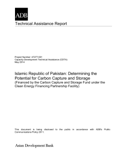 Determining the Potential for Carbon Capture and Storage