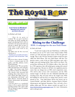 The Royal Roar Issue 2