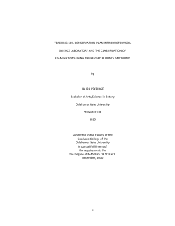 ii TEACHING SOIL CONSERVATION IN AN INTRODUCTORY SOIL