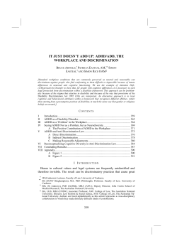 it just doesn`t add up: adhd/add, the workplace and discrimination