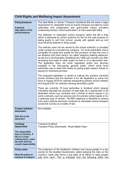 Child Rights and Wellbeing Impact Assessment