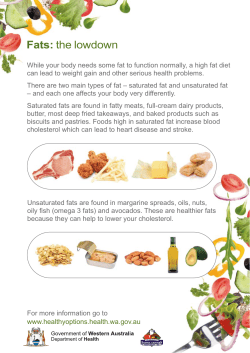 Fat - Department of Health WA