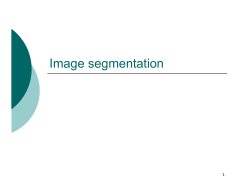 L9. Segmentation. Thresholding