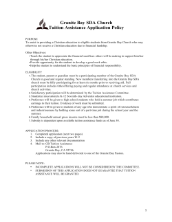 Tuition Assistance Application