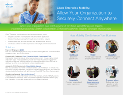 Cisco Enterprise Mobility At-A