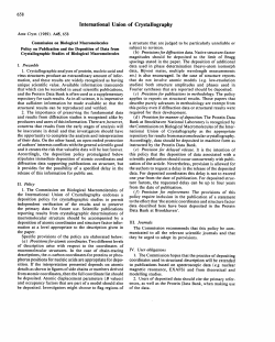 Commission on Biological Macromolecules