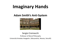 Imaginary Hands Adam Smith`s Anti