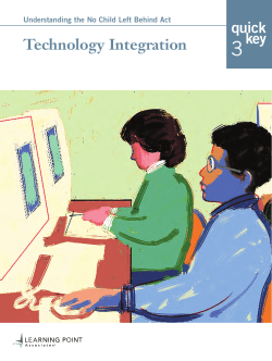 Understanding the No Child left Behind Act: Technology Integration