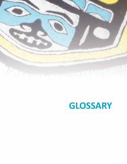 glossary - Sealaska Heritage